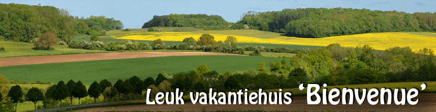 landschap rond vakantiehuis Bienvenue