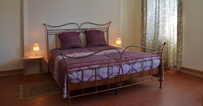 masterbedroom vakantiehuis Iviers