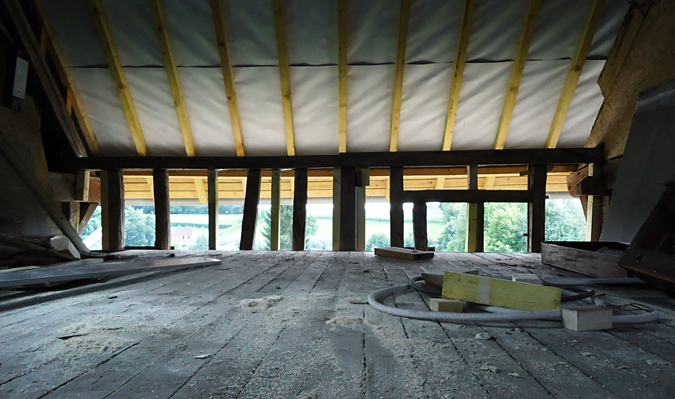 verbouwing zolder vakantiehuis